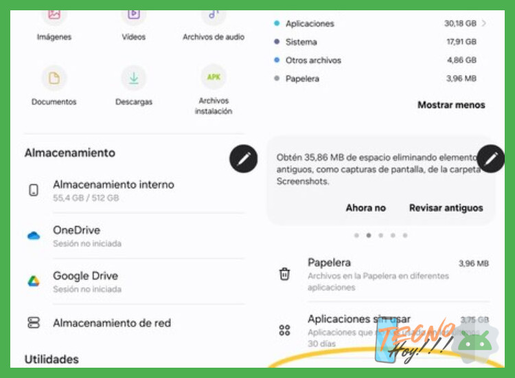 Alternativas para gestionar tu almacenamiento