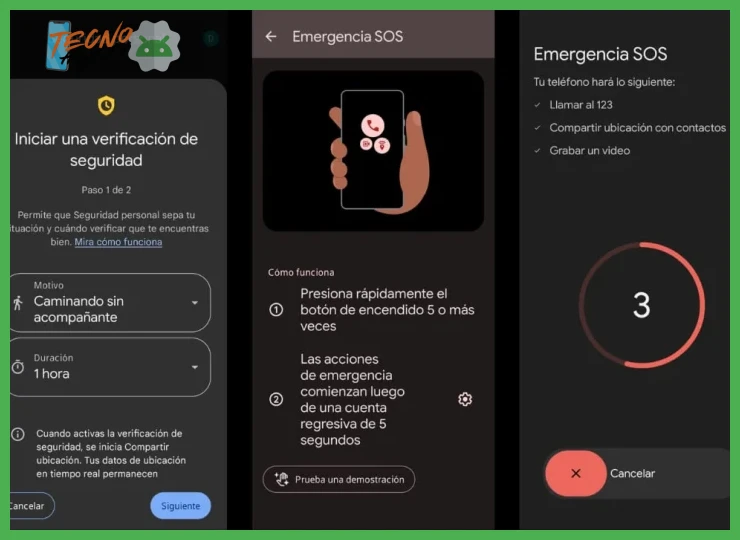 Cómo activar el asistente de emergencia en segundos
