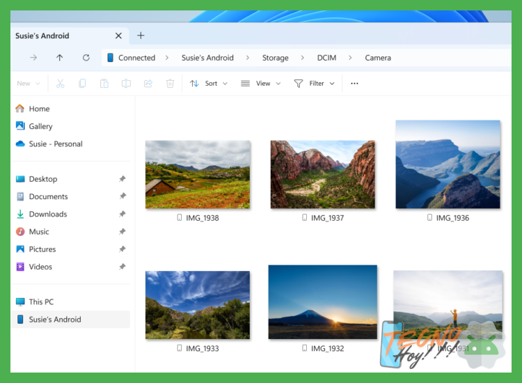 ¿Cómo configurar específicamente la función "Enlace a Windows" de Microsoft para emplear la cámara de un celular Android como webcam en una PC?