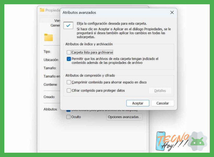 ¿Cómo se configura una contraseña de acceso para una carpeta existente, garantizando que su contenido no sea accesible sin la clave correcta?