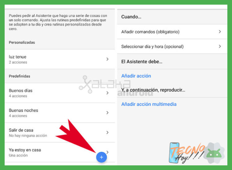 Creando tus propios comandos ocultos con Rutinas