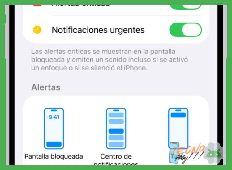 ¿Dónde se encuentra la opción de notificaciones en un iPhone para desactivar la vista previa de los mensajes de WhatsApp en la pantalla de bloqueo?