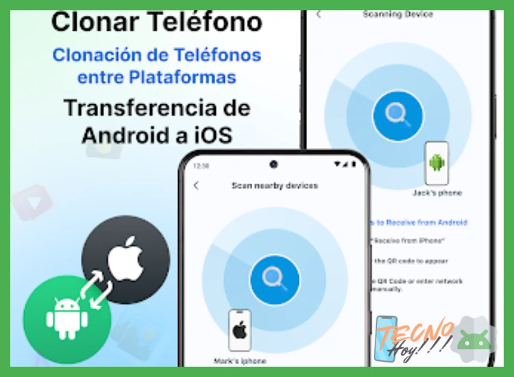 Método 4: Descargando una aplicación clonadora de terceros (Precaución)