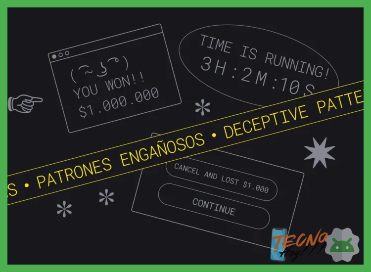 Patrones de diseño engañosos (Dark Patterns) más comunes