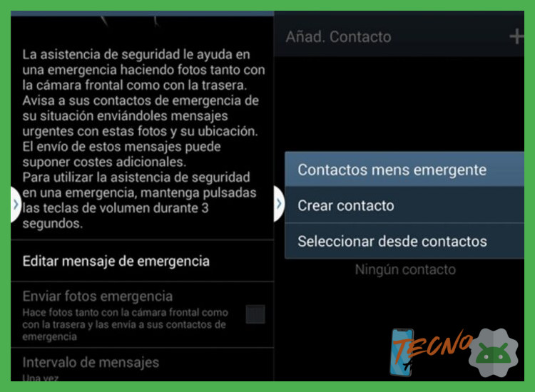 ¿Qué información se envía cuando activo el asistente de emergencia?