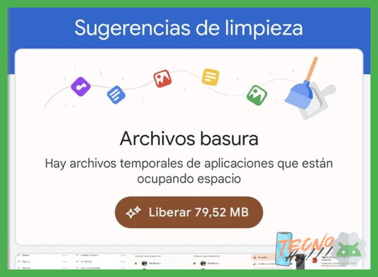 ¿Qué métodos existen para liberar almacenamiento interno sin eliminar documentos, fotos o datos personales?