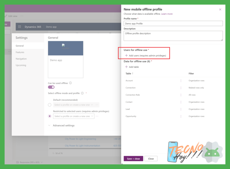 Requisitos técnicos y de configuración para activarlo